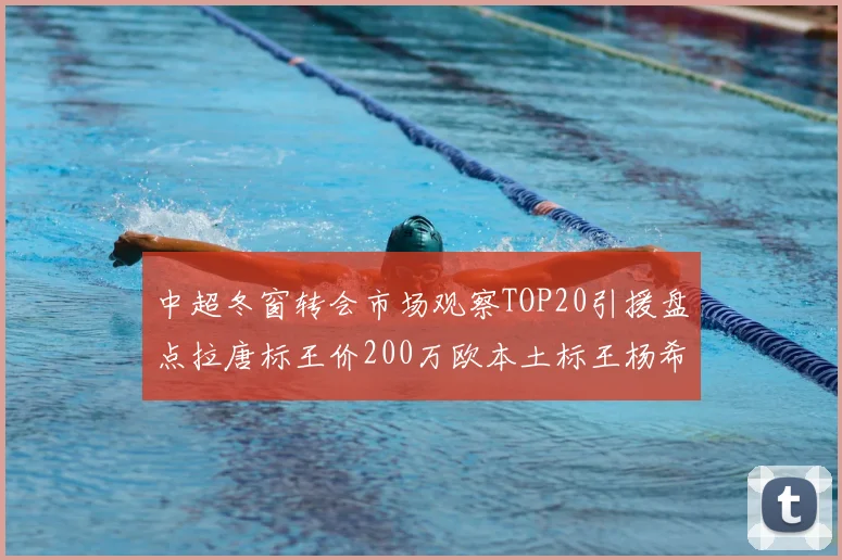 中超冬窗转会市场观察TOP20引援盘点拉唐标王价200万欧本土标王杨希143万欧